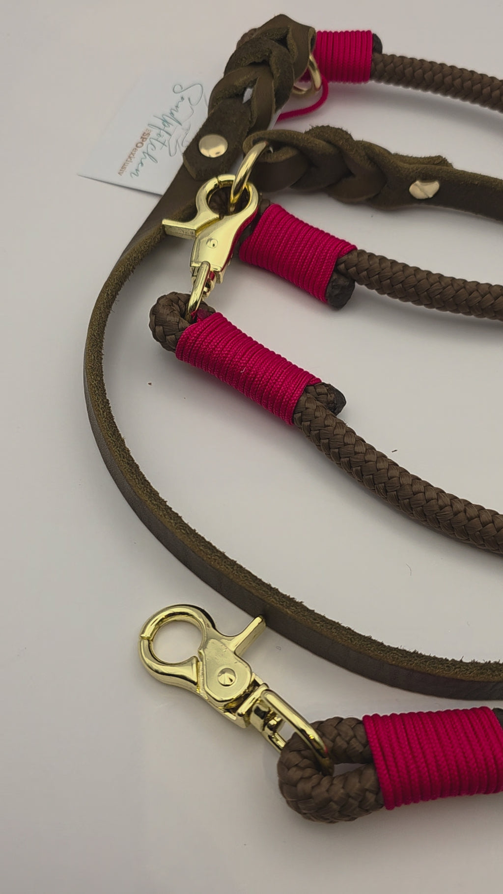 Leine aus Tau & Leder