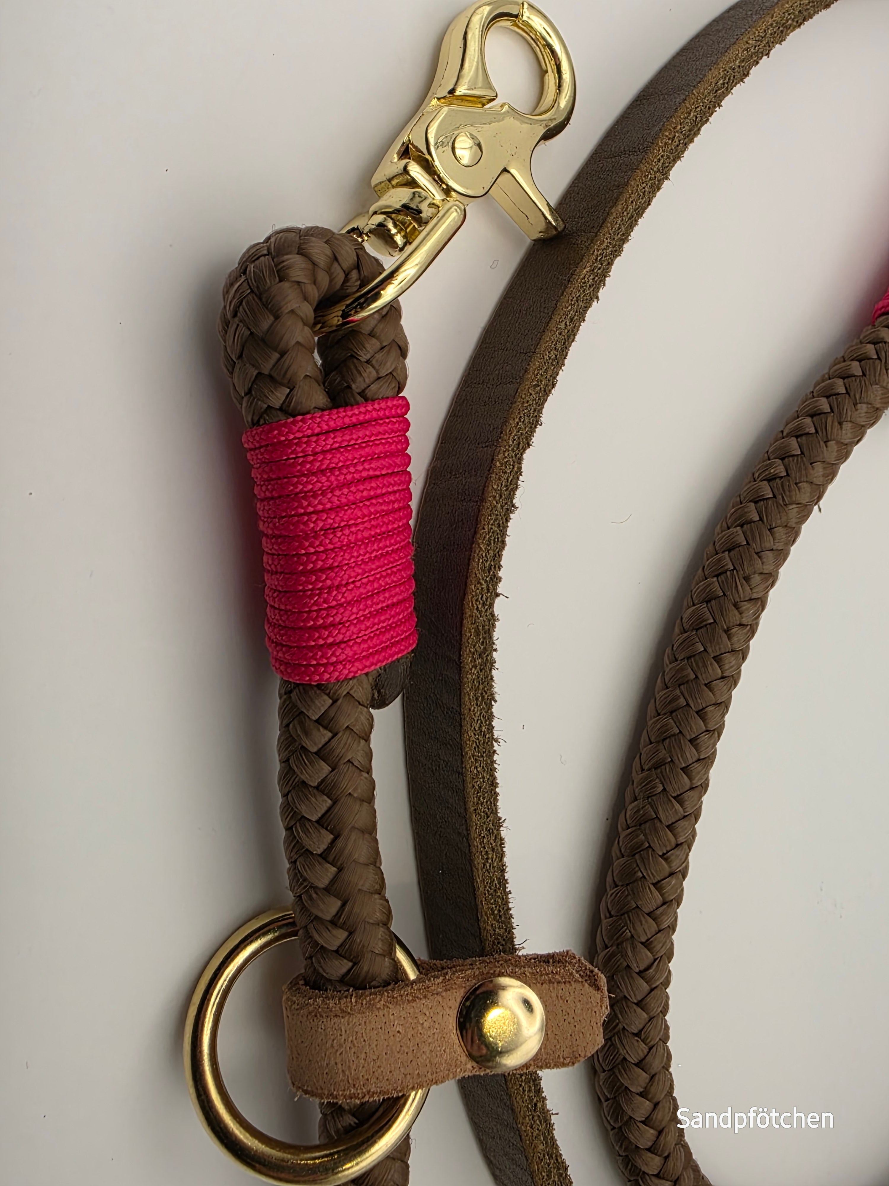 Leine aus Tau & Leder