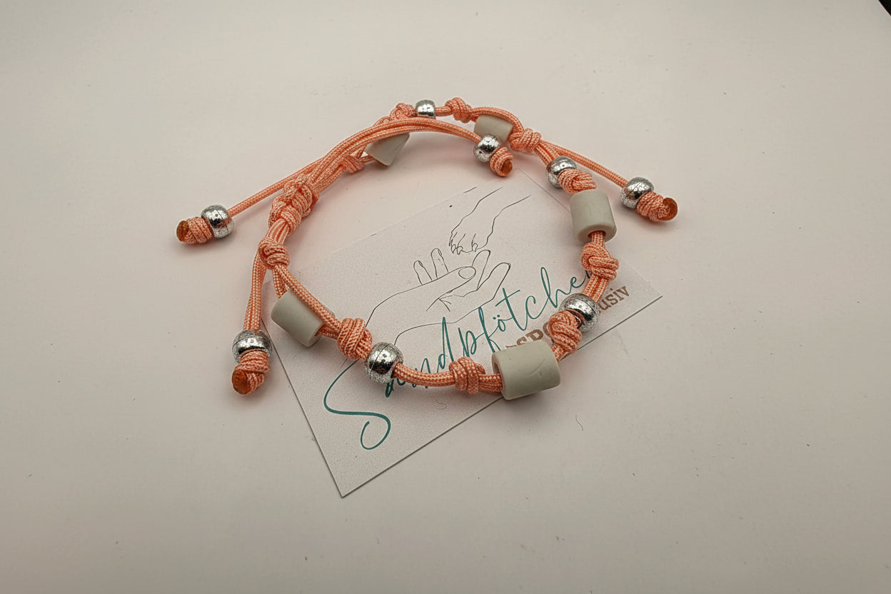 Zeckenschutzkette extra dünn Bloody Orange