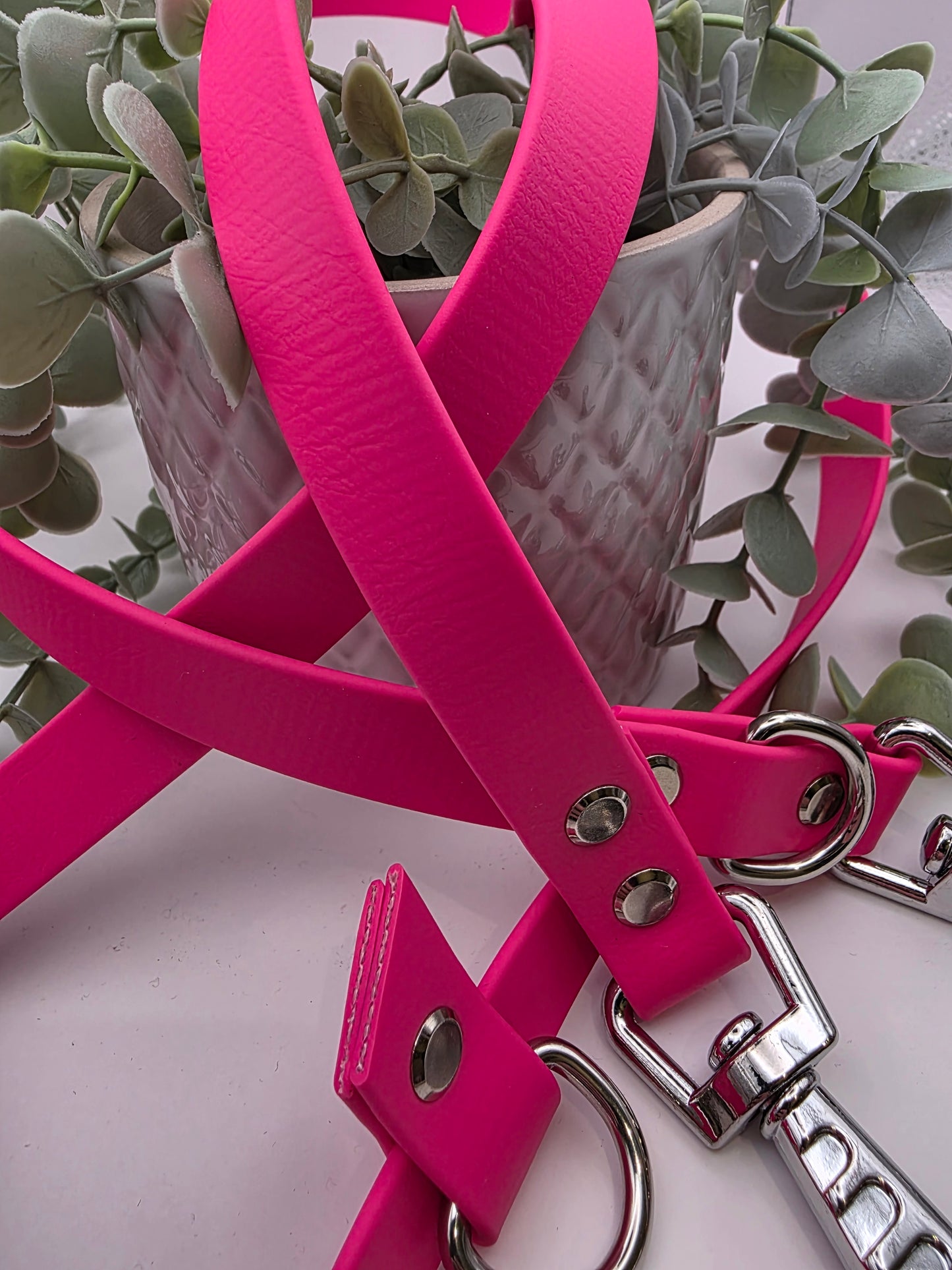 Biothane Leine Pink 19mm 1,80m Länge