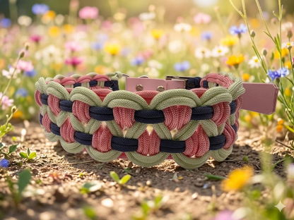 Halsband Wave Rosa